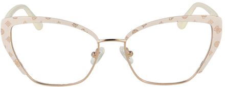 Guess Bril met metalen frame Ivoor