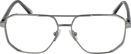 Guess Brilframe GU50135 008 55 - maat Zilver