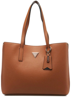 Guess Bruine Shopper Tas voor Vrouwen Guess , Brown , Dames - ONE Size