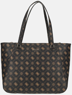 Guess Calebra logo tote shopper espresso logo Donkerbruin
