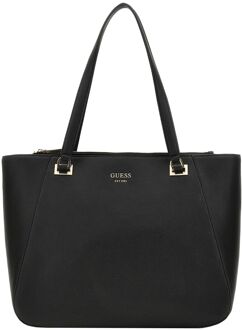 Guess Calebra tote bag black schoudertas dames Zwart - H 32 x B 48 x D 16 cm