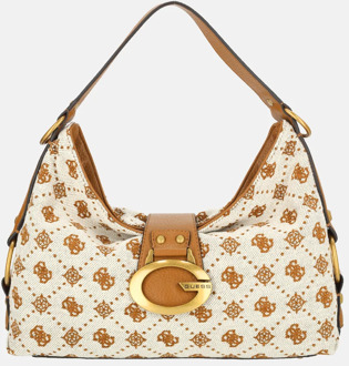 Guess Camden schoudertas cognac logo - No Size