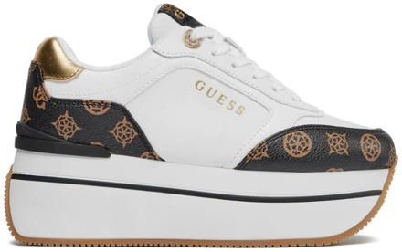 Guess Camrio Sneakers 4G-Peony-Logo Wit multi - 40