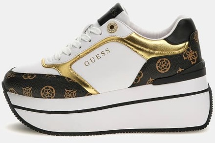 Guess Camrio Sneakers Plateau Wit multi - 35