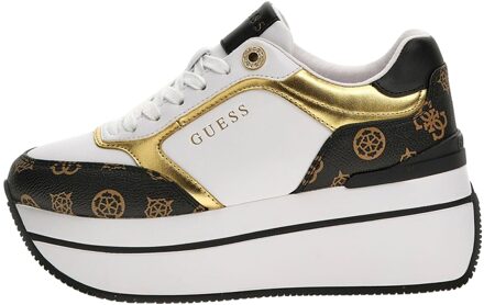 Guess Camrio Sneakers Plateau Wit multi - 36