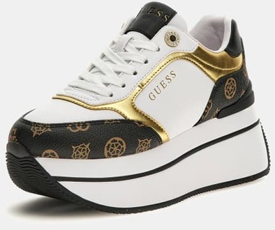 Guess Camrio Sneakers Plateau Wit multi - 41