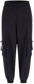 Guess Cargo Sportieve Broek Herfst/Winter Collectie Guess , Black , Dames - M