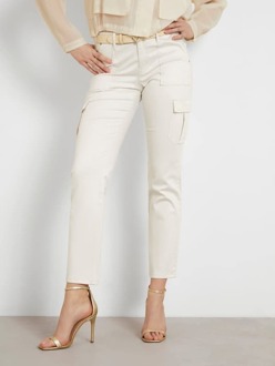 Guess Cargobroek Met Normale Taille Crème - L