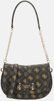 Guess Carrie schoudertas espresso logo Donkerbruin - No Size