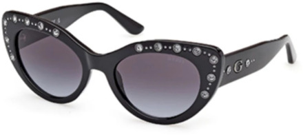 Guess Cat-Eye Zonnebril Zwart - T/U