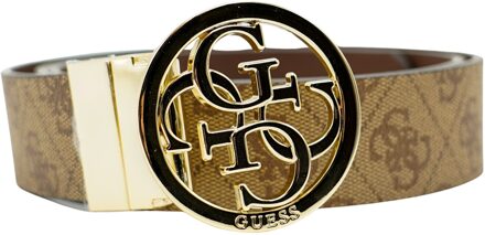 Guess Ceintuur Nolana 4G-Logo Bruin - L