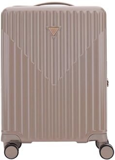 Guess Centennial 18 In 8-Wheeler light coffee hardcase koffer Bruin - H 53 x B 32 x D 22 cm