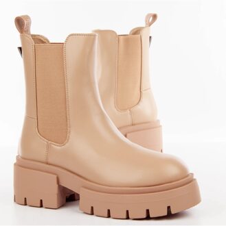 Guess Charlotte enkellaarsjes voor dames Bruin - EU 38