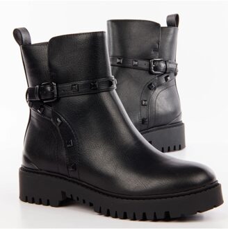 Guess Charlotte enkellaarsjes voor dames Zwart - EU 39