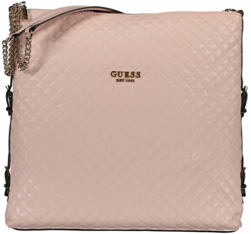 Guess Chic Pink Chain Handle Shoulder Bag Guess , Pink , Dames - ONE Size