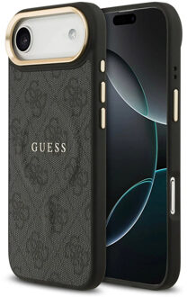 Guess Classic 4G Logo Backcover met MagSafe voor de Apple iPhone Air - Zwart