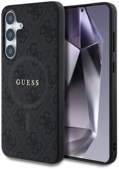 Guess Classic 4G Logo Backcover met MagSafe voor de Samsung Galaxy S25 Plus - Zwart