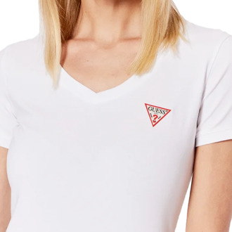 Guess Classic logo triangle Wit