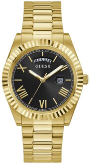 Guess Connoisseur Goud Roestvrij Stalen Horloge Guess , Yellow , Heren - ONE Size