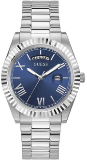 Guess Connoisseur Roestvrij Stalen Zilveren Horloge Guess , Gray , Dames - ONE Size