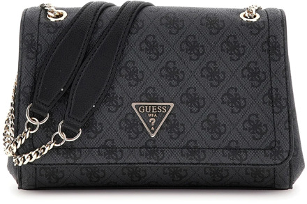 Guess Convertible Crossbody Flap Guess , Black , Dames - ONE Size