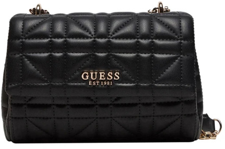 Guess Convertible Xbody Flap Schoudertas Guess , Black , Dames - ONE Size