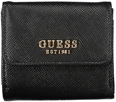 Guess Creditcardhouder Laurel Saffiano Zwart - T/U