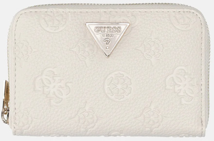 Guess Cresidia portemonnee M offwhite Wit