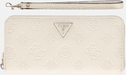 Guess Cresidia SLG ziparound portemonnee  bone Beige
