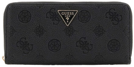 Guess Cresidia zip portemonnee Zwart - One size