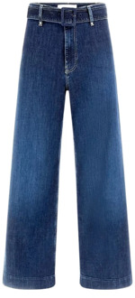 Guess Dakota Jeans Wijde Pijpen Blauw - 32