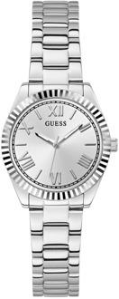 Guess Dames armbandhorloge Mini Luna zilver 30 mm Gw0687L1 Guess , Gray , Dames - ONE Size