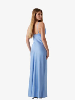 Guess Dames jurk adele lace neckline Blauw - M