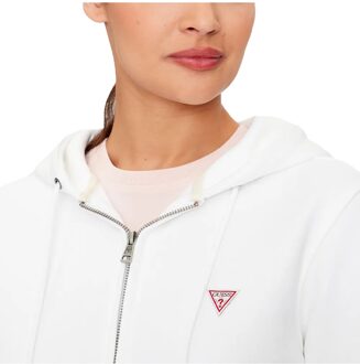 Guess dames mini driehoek sweatshirt Wit