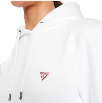 Guess dames mini driehoek sweatshirt Wit