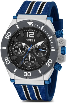 Guess Dames Quartz Analoog Horloge met 12/24-Uur Functie Guess , Black , Dames - ONE Size