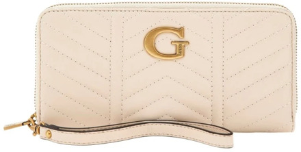 Guess Dames Synthetische Beige Portemonnee Guess , Beige , Dames - ONE Size