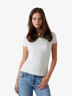 Guess Dames t-shirt logo lace tee Veelkleurig - XS