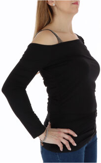 Guess Dames Zwarte Gebreide Kleding