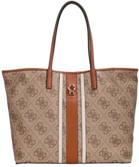 Guess dameshandtas Erenia met monogram Zwart - One Size