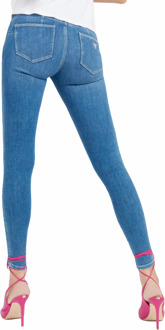 Guess damesjeans in originele kleur Blauw - EU 25