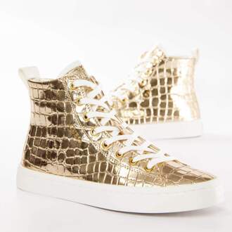 Guess damessneakers Elga goud - maat EU 35