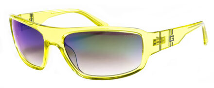 Guess Dameszonnebril van acetaat met rechthoekige vorm GU00080 Guess - maat Geel