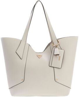 Guess Darcy Large 2 In 1 tote bag stone schoudertas dames Beige - H 35 x B 53 x D 15 cm