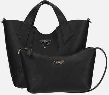 Guess Darcy mini tote handtas black Zwart