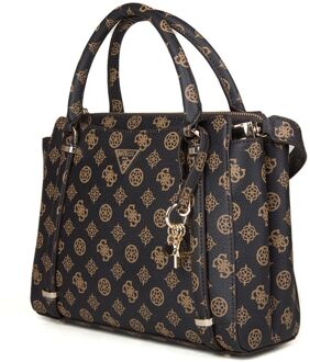 Guess Daryna Ii 2 Comp Schoudertas Donker Bruin - One Size