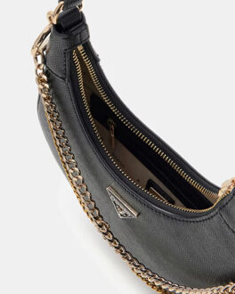 Guess Davina schoudertas - maat One size Zwart