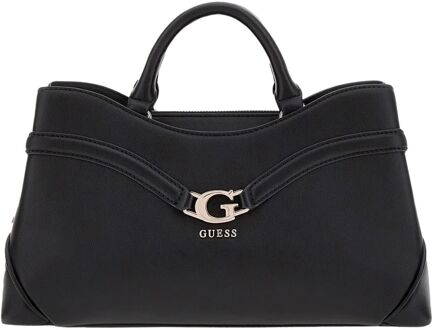 Guess Dea Girlfriend Satchel black handtas dames Zwart - H 18 x B 34 x D 11 cm