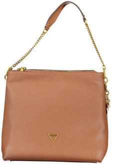 Guess Destiny Cognac Schoudertas  - bruin