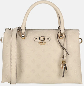 Guess Dita handtas light taupe Logo Beige